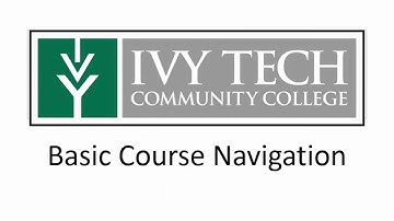 Basic Course Navigation