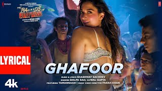 Ghafoor Song Aryan K Shashwat, Shilpa, Ujwal Tamannaah, Farah Khan 2025