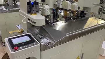 HH-680 Fully automatic dual ends terminal crimp & shrinkable tube cut, insert and heat machine