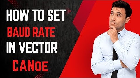 How to set baud rate in vector CANoe🤔🤔 #canoe #vector #automotive #canapé #infotainment #howto