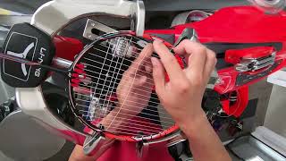 POV Badminton Stringing | Do you remember this small head racquet?