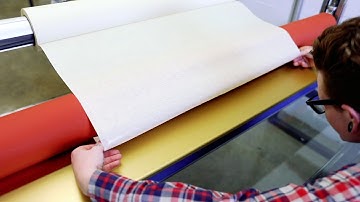 Vinyl Taping on Mounting Press Tutorial - VCUarts GOlab