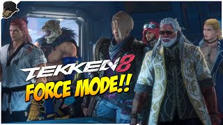 TEKKEN FORCE MODE 8 - The Dark Awakens Gameplay (Chapters 10)