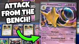 Alakazam ex can attack FROM THE BENCH? Now that's messed up