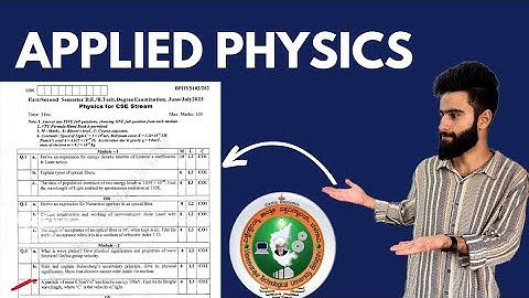 Applied Physics Vtu Solved Numerical