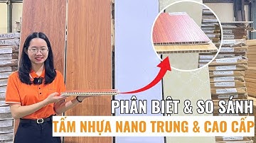 Phân biệt tấm nhựa ốp tường nano cao cấp và tầm trung tránh mất tiền oan | Tấm ốp tường nano  Haroma