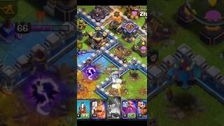 Queen+monolith arrow only vs entire base! monolith arrow challenge clash of clans #clashofclans