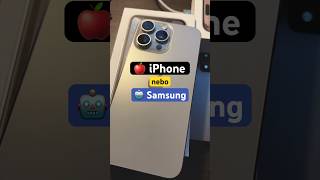 iPhone NEBO Samsung 😮 #dibiocz #iphone #samsung #apple