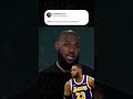 LeBron Announces He’s NOT RETIRING 👀👑 #shorts #lebronjames