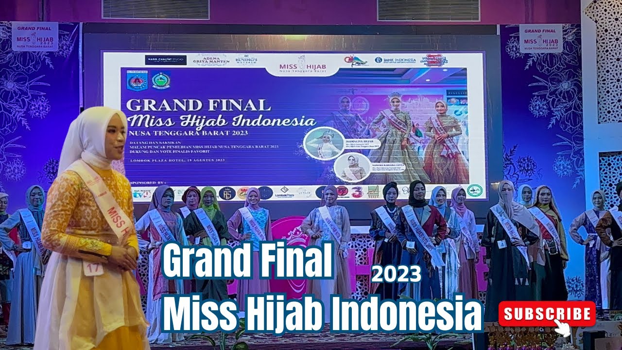 Acara Grand Final Miss Hijab Indonesia 2023 di Lombok