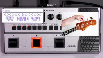 GT-1B Quick Start chapter2 :Tuning the Bass Guitar