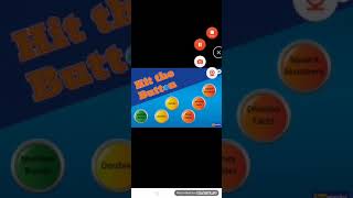 Playing my favorite maths game hit the button