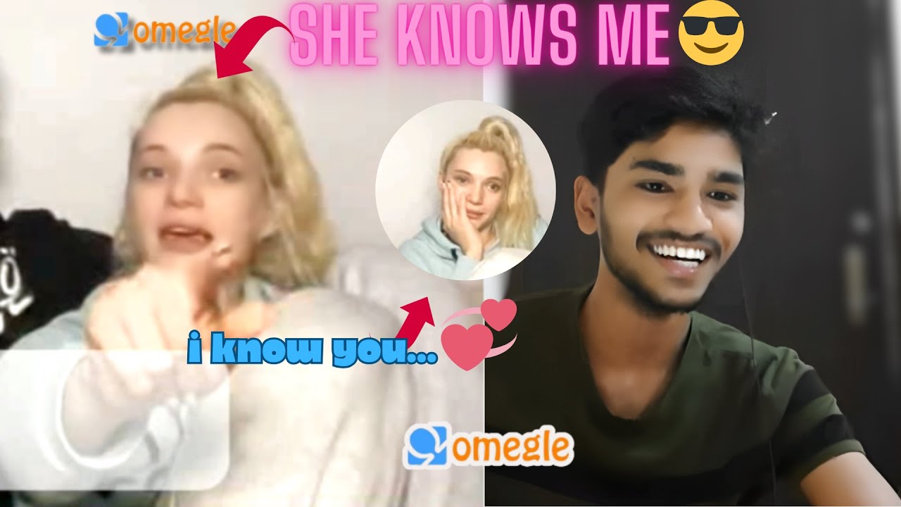 OMEGLE BUT SOMETHING NEW😱!! She knows me