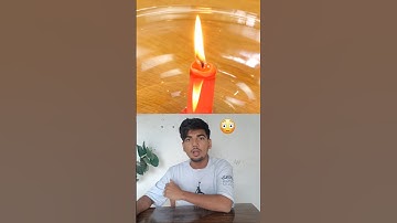 Life hacks to burn a candle underwater #shorts