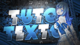 TUTORIAL DE TEXTO SIMPLES PARA INCIANTES! PS TOUCH