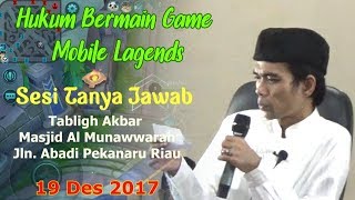 Sesi Tanya Jawab Tabligh Akbar Masjid Al Munawwarah Jl. Abadi ; Ustadz Abdul Somad Lc., MA.