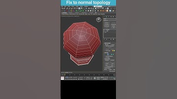 Fixing Lathe Modifier Topology in 3Ds Max #shorts  #modelingtips #3dsmax  #tips #lathe