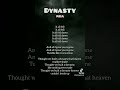 Dynasty (Lyrics) by MIIA #lyric #DynastybyMIIA #Dynasty #MIIA