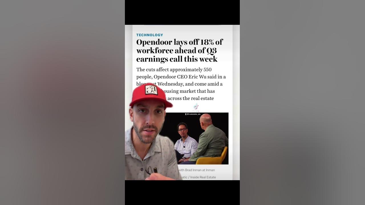 Opendoor MASSIVE Layoffs! 18 of Workforce Laid Off YouTube
