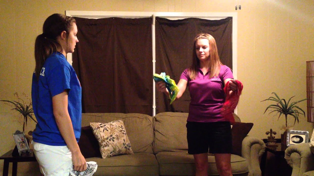 How to juggle scarves YouTube