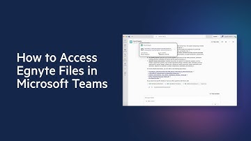 How to Search Egnyte Files on Microsoft Teams with Microsoft Copilot