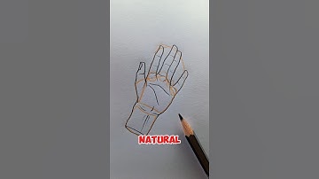 Stop Drawing Weird Hands! Master Finger Proportions Now! #drawing #foryou #shorts #art #satisfying