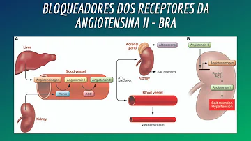 Como agem os bloqueadores de receptores de angiotensina?