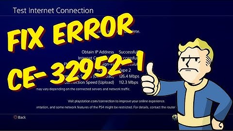 How To Fix PS4 Error CE-32952-1
