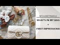 What's In My Bag + First Impressions (GUCCI Marmont Super Mini) | myclosettravels