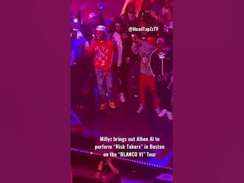Millyz brings out Albee Al - perform “Risk Takers” LIVE In #boston