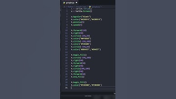 How to Create a Google Logo using Python | #shorts #python #pythonprogramming