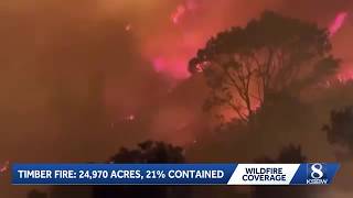 Timber Fire nears 25,000 acres, remains 21% contained in Big Sur