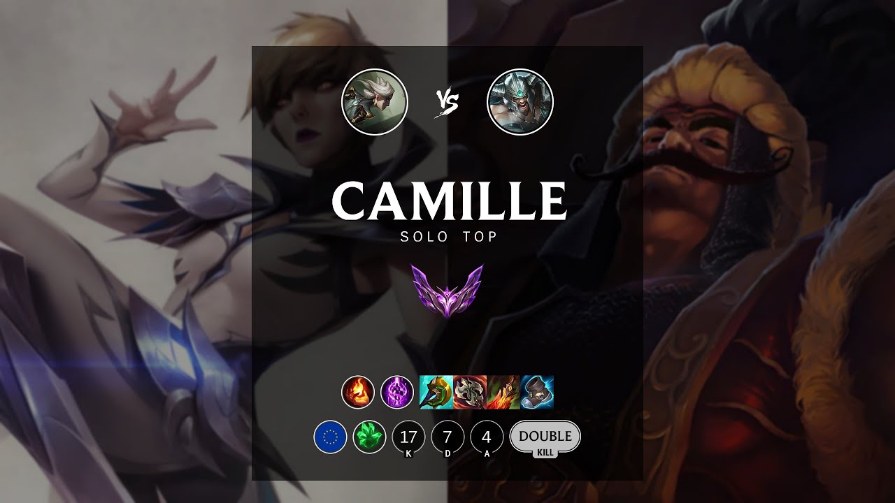 Camille top vs tryndamere euw master patch 12 20 youtube
