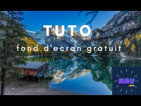 tuto fond d’écran non flou et gratuit