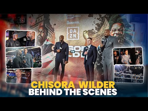 BTS : Chisora vs Wilder FIGHT NIGHT ft Aj, KSI, Gymskin & more