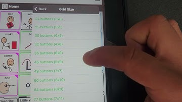 Proloquo2Go  change Grid Size Layout