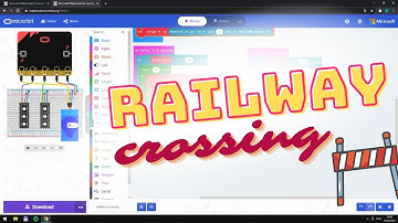 Micro:bit TUTORIAL l your own RAILWAY CROSSING