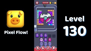 🎮 Pixel Flow Level 130 Walkthrough 💥 | SolutionGuruji