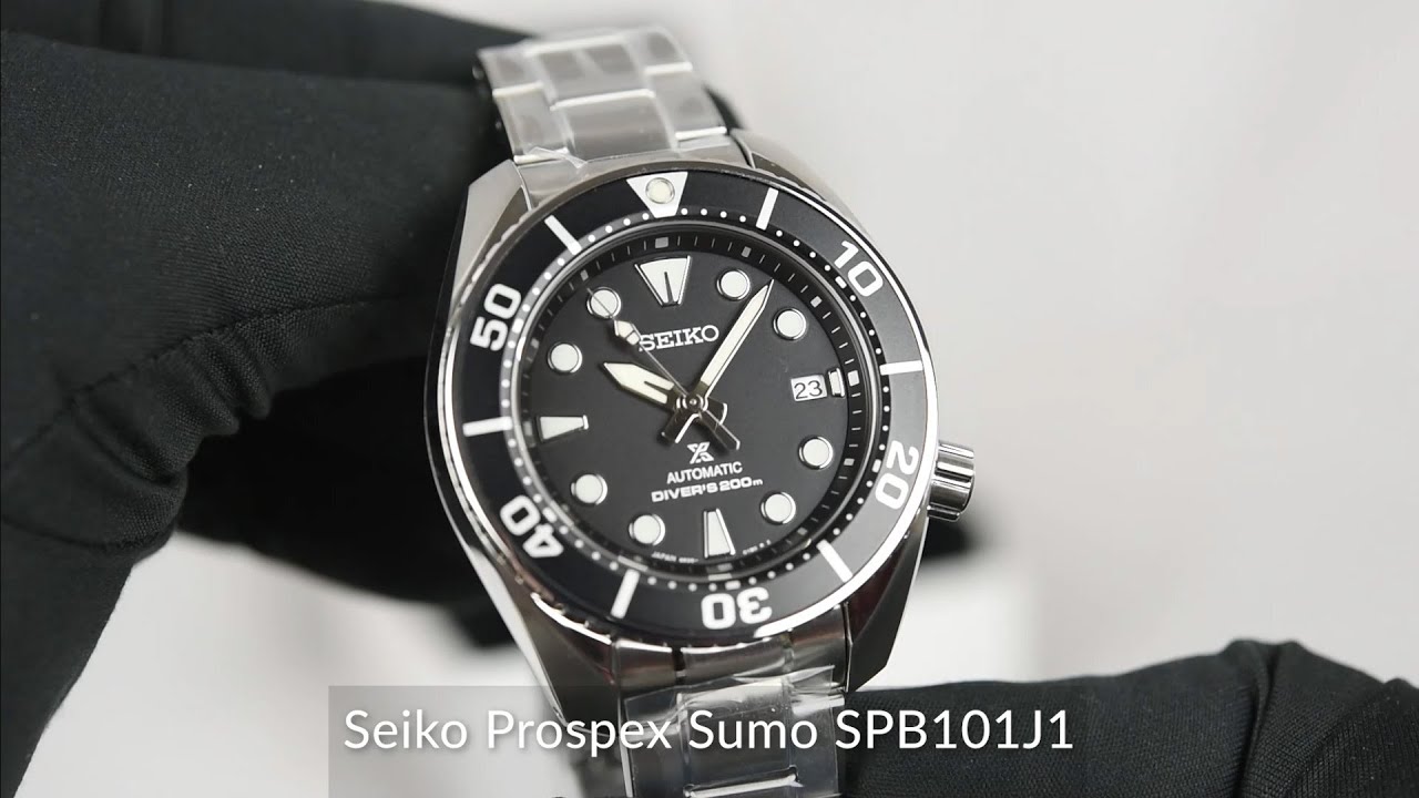 Seiko Prospex Sumo SPB101J1 - YouTube