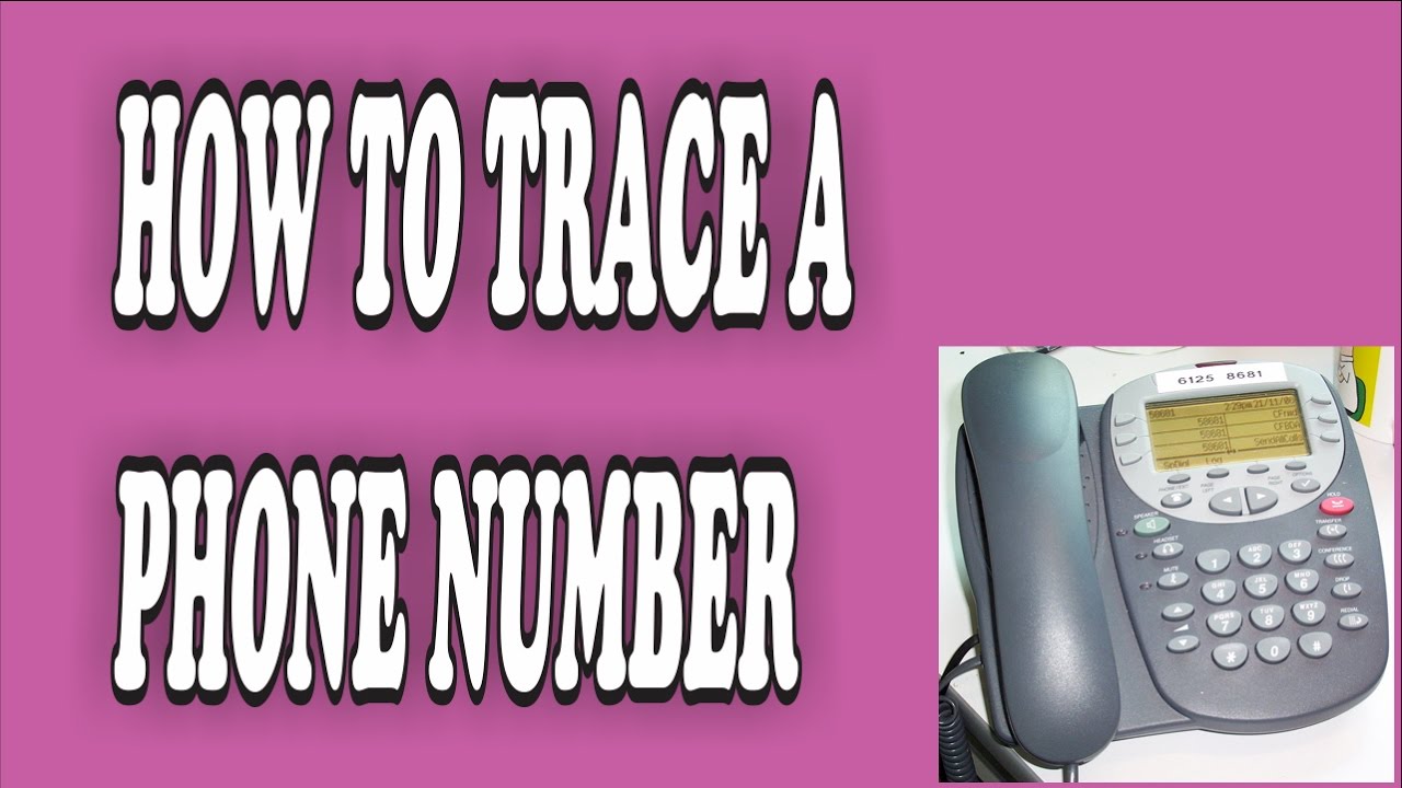 how to trace a phone number