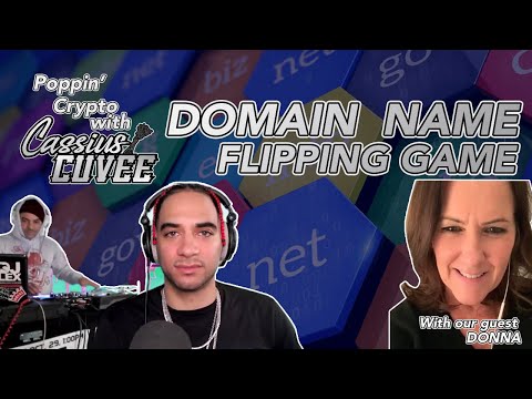 She made $35k selling ONE crypto domain name! | Poppin Crypto with Cassius Cuvée