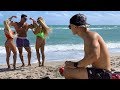Hungry Bodybuilders Tricking Fit Girls in Miami