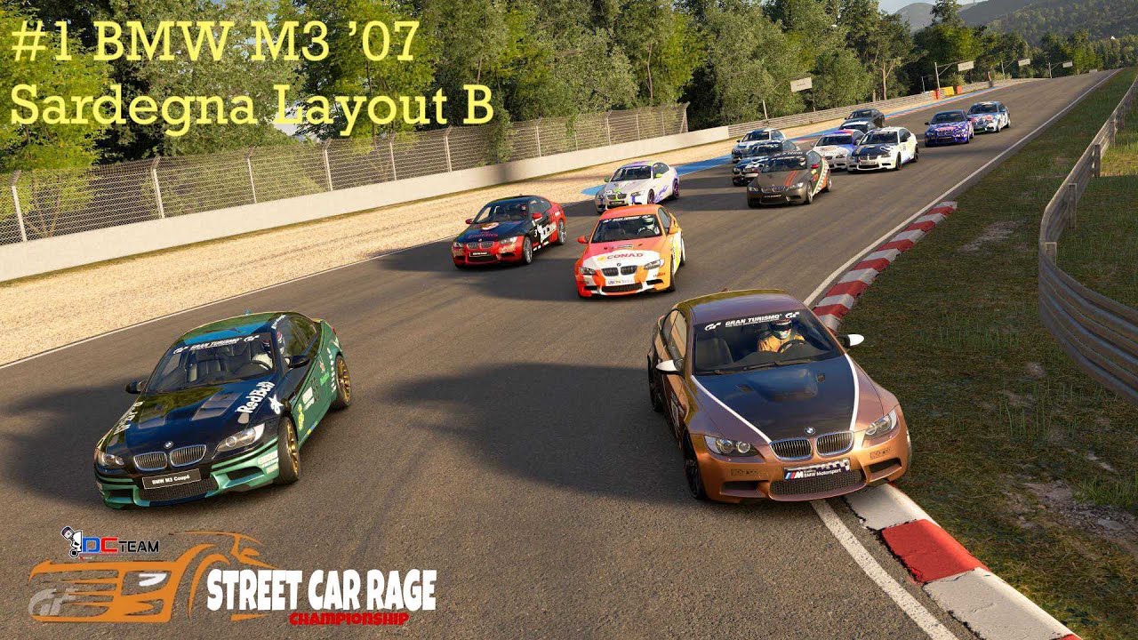 STREET CAR RAGE CHAMPIONSHIP #1 BMW M3 ’07 Sardegna Layout B - YouTube