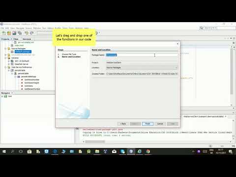 Видео: Как создать WSDL в Netbeans?