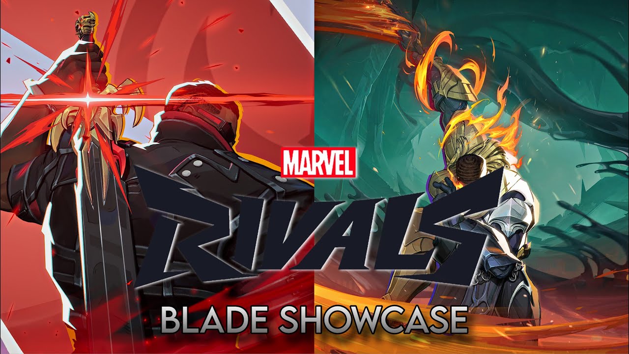 Blade all skins showcase (4k) - Marvel Rivals 