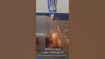 3D Five Axis Laser Cutting #lasercutting #cncmachine #metalcutting #millingcutter #cuttingdemo