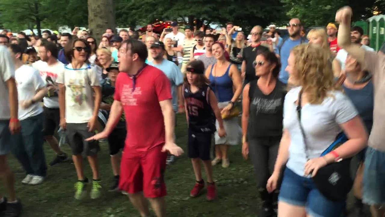 Pitchfork 2015 Flashmob Dance Party at Todd Terje show