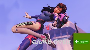 Overwatch "Game Over" Achievement with D.Va