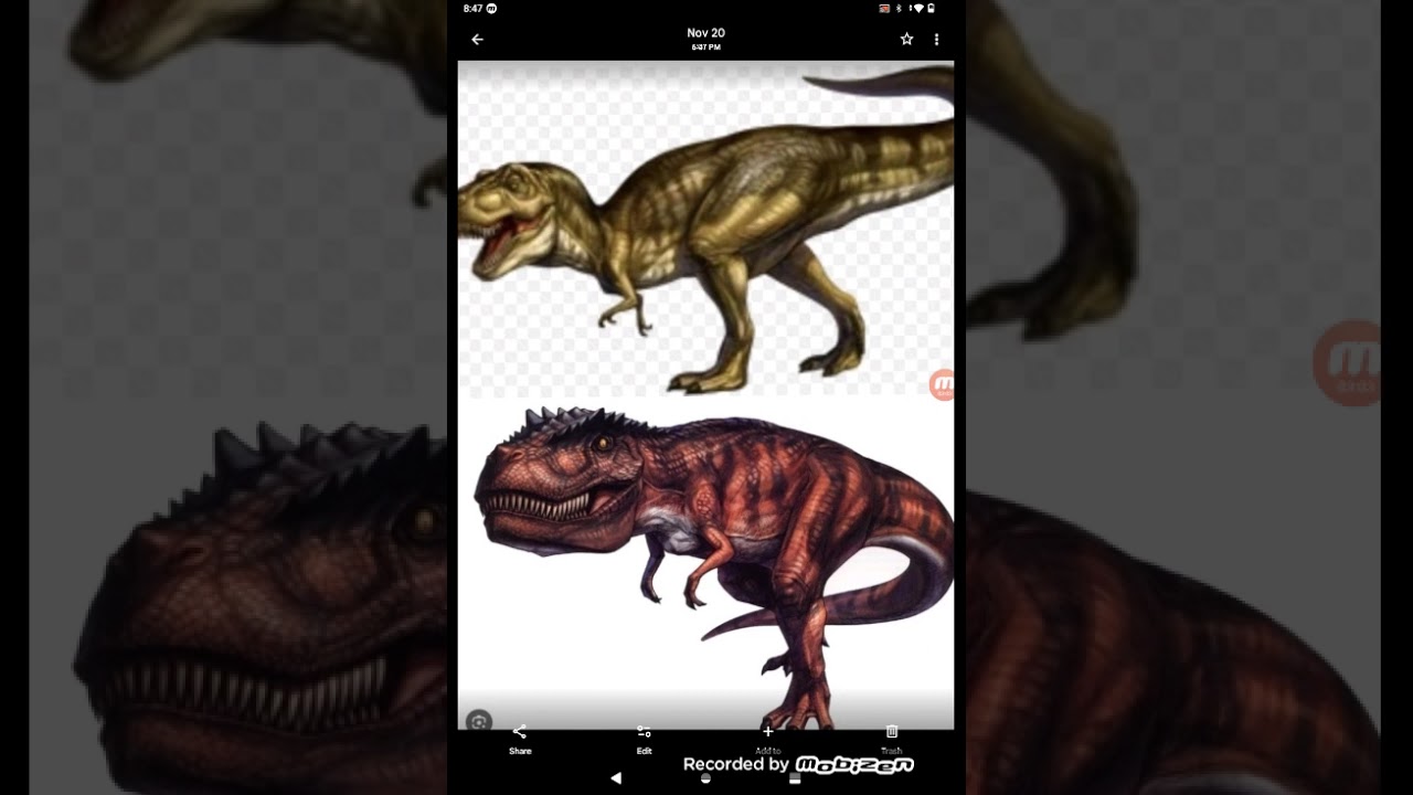 Dino CriSis TyrannoSaurus Rex & GiganotoSaurus Sound Effects 