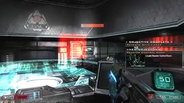 Doom 3 (BFG) Walkthrough "Nightmare" 1440p maxed graphics PART 15 - Delta Labs Sector 1